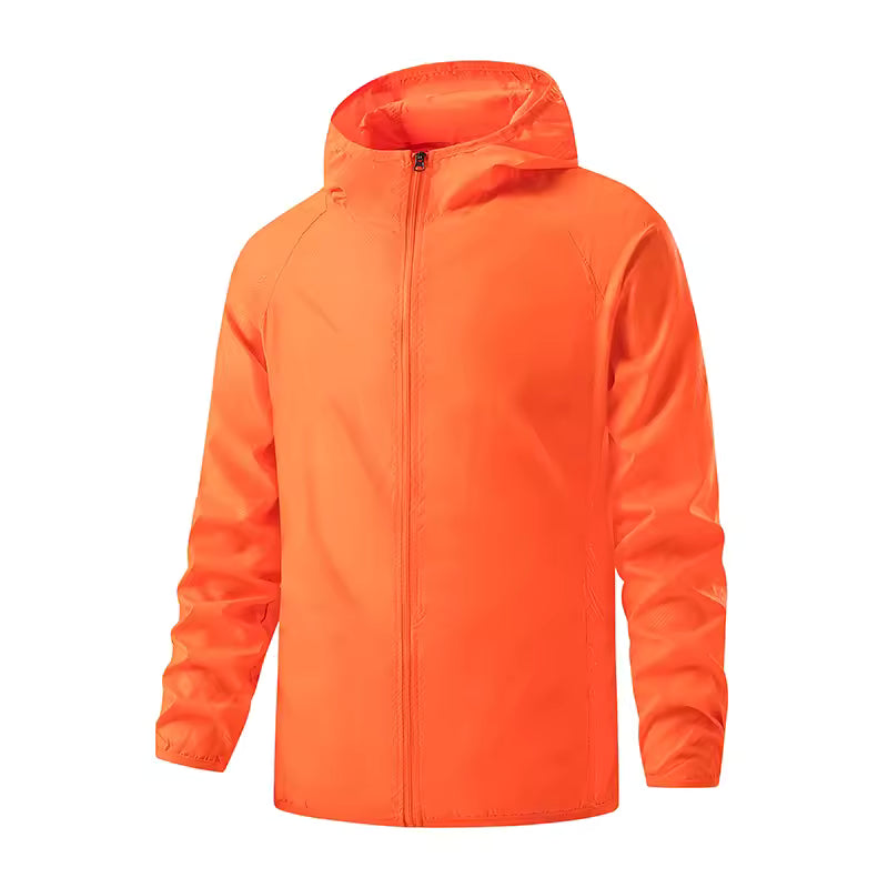 LNGXO-chaquetas de senderismo impermeables para hombre y mujer, cortavientos de protección solar para acampar, escalada, abrigo de lluvia, ropa portátil Unisex