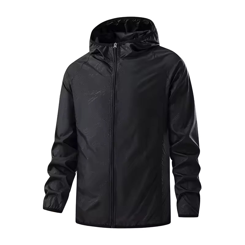 LNGXO-chaquetas de senderismo impermeables para hombre y mujer, cortavientos de protección solar para acampar, escalada, abrigo de lluvia, ropa portátil Unisex