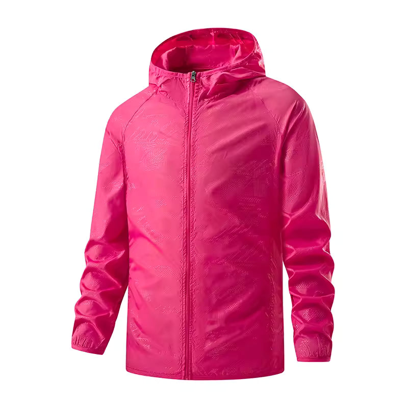 LNGXO-chaquetas de senderismo impermeables para hombre y mujer, cortavientos de protección solar para acampar, escalada, abrigo de lluvia, ropa portátil Unisex