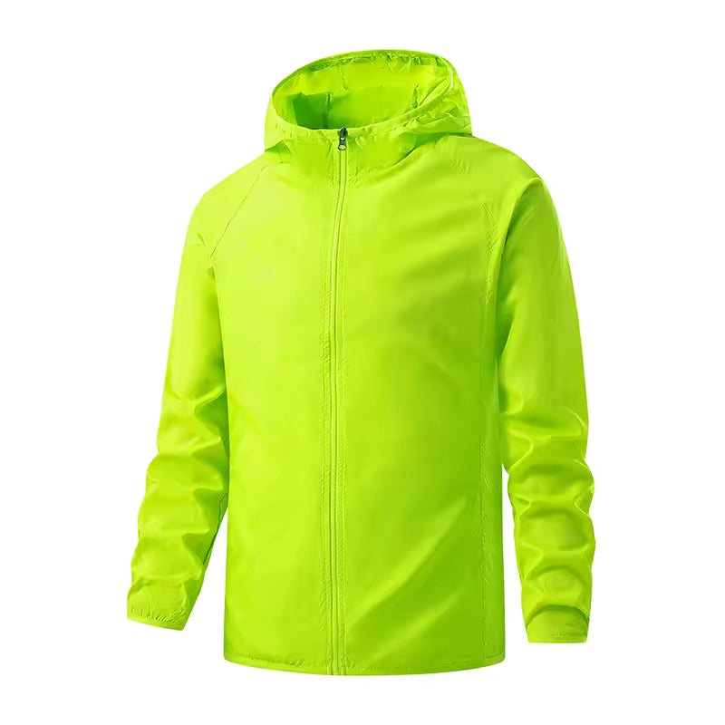 LNGXO-chaquetas de senderismo impermeables para hombre y mujer, cortavientos de protección solar para acampar, escalada, abrigo de lluvia, ropa portátil Unisex