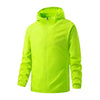 LNGXO-chaquetas de senderismo impermeables para hombre y mujer, cortavientos de protección solar para acampar, escalada, abrigo de lluvia, ropa portátil Unisex